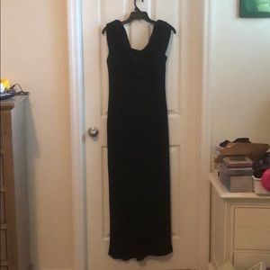 Sleek Sparkly Black Evening Gown💃🏻🖤